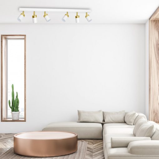 Ceiling  lamp JOKER WHITE/GOLD 6xGU10