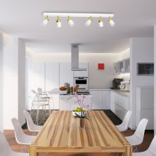 Ceiling  lamp JOKER WHITE/GOLD 6xGU10