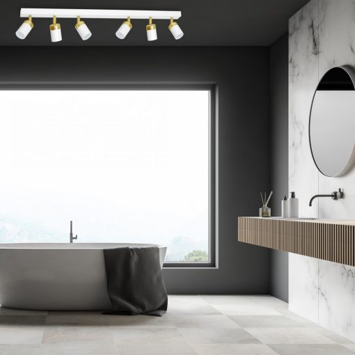 Ceiling  lamp JOKER WHITE/GOLD 6xGU10