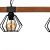 Pendant lamp ULF BLACK/WOOD 2xE27