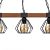Pendant lamp ULF BLACK/WOOD 3xE27