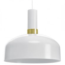 Pendant lamp MALMO WHITE/GOLD 1xE27