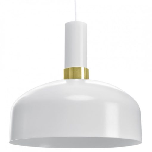 Pendant lamp MALMO WHITE/GOLD 1xE27