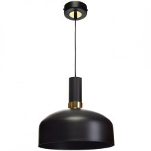 Pendant lamp MALMO BLACK/GOLD 1xE27