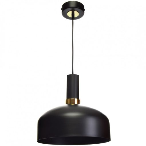 Pendant lamp MALMO BLACK/GOLD 1xE27