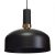 Pendant lamp MALMO BLACK/GOLD 1xE27