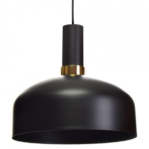 Pendant lamp MALMO BLACK/GOLD 1xE27