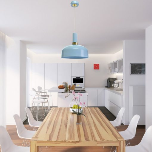 Pendant lamp MALMO BLUE 1xE27