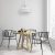 Pendant lamp MALMO WHITE/CHROME 1xE27