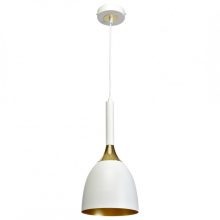 Pendant lamp CLARK WHITE/GOLD 1xE27