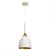 Pendant lamp CLARK WHITE/GOLD 1xE27