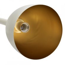 Pendant lamp CLARK WHITE/GOLD 1xE27