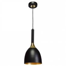 Pendant lamp CLARK BLACK/GOLD 1xE27