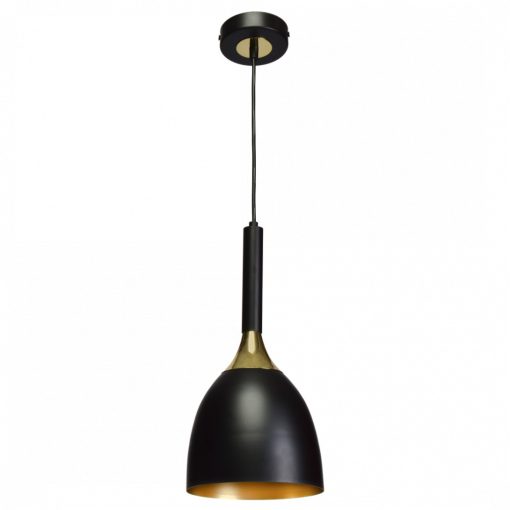 Pendant lamp CLARK BLACK/GOLD 1xE27