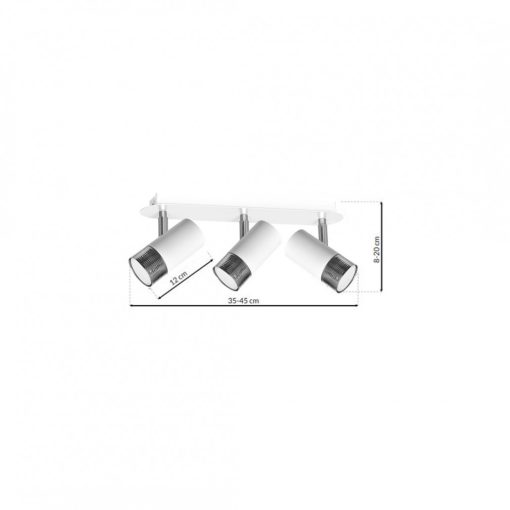 Ceiling  lamp DANI WHITE/CHROME 3xGU10