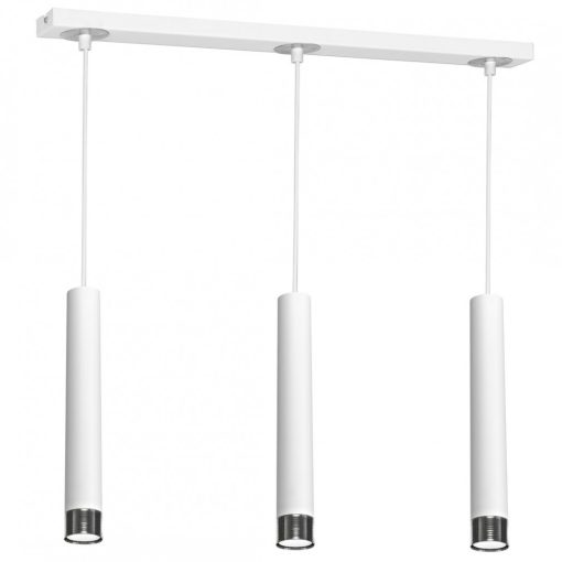 Pendant lamp DANI WHITE/CHROME 3xGU10