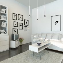 Pendant lamp DANI WHITE/CHROME 3xGU10