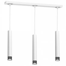 Pendant lamp DANI WHITE/CHROME 3xGU10