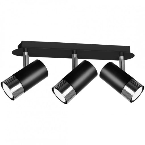 Ceiling  lamp DANI BLACK/CHROME 3xGU10