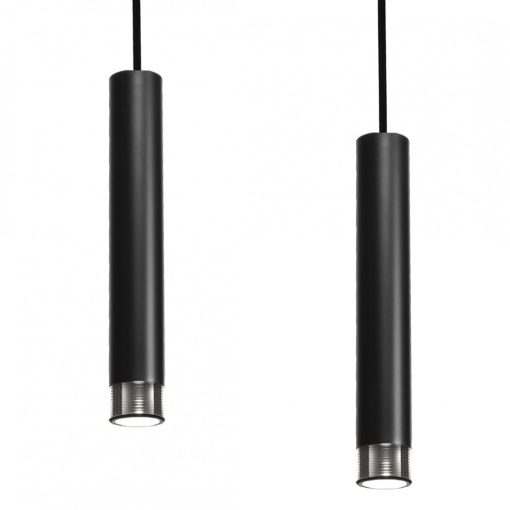 Pendant lamp DANI BLACK/CHROME 3xGU10