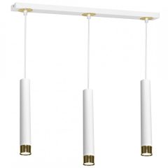 Pendant lamp DANI WHITE/GOLD 3xGU10