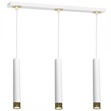 Pendant lamp DANI WHITE/GOLD 3xGU10
