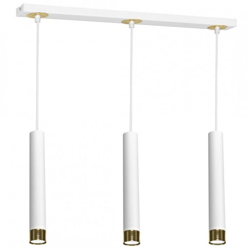 Pendant lamp DANI WHITE/GOLD 3xGU10