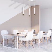 Pendant lamp DANI WHITE/GOLD 3xGU10