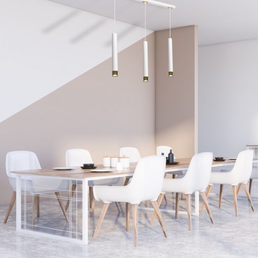 Pendant lamp DANI WHITE/GOLD 3xGU10