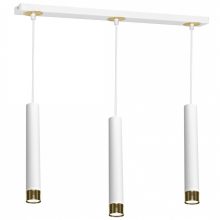 Pendant lamp DANI WHITE/GOLD 3xGU10