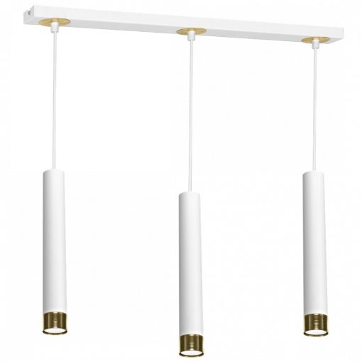 Pendant lamp DANI WHITE/GOLD 3xGU10