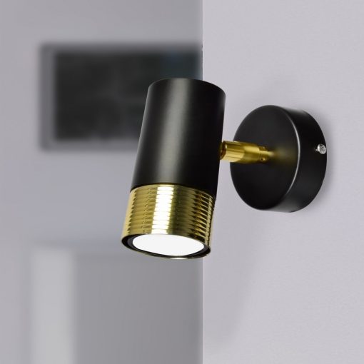 Wall lamp DANI BLACK/GOLD 1xGU10