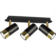 Ceiling  lamp DANI BLACK/GOLD 3xGU10
