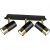 Ceiling  lamp DANI BLACK/GOLD 3xGU10
