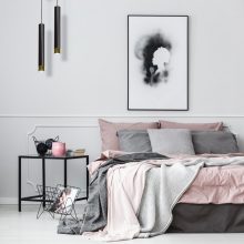 Pendant lamp DANI BLACK/GOLD 1xGU10