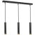 Pendant lamp DANI BLACK/GOLD 3xGU10