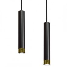 Pendant lamp DANI BLACK/GOLD 3xGU10