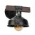 Wall lamp FARO BLACK/WOOD 1xE27 60W