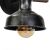 Wall lamp FARO BLACK/WOOD 1xE27 60W