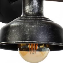 Wall lamp FARO BLACK/WOOD 1xE27 60W