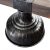 Pendant lamp FARO BLACK/WOOD 2xE27