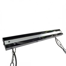 Pendant lamp FARO BLACK/WOOD 2xE27