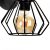 Wall lamp ULF BLACK/WOOD 1xE27 60W