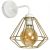 Wall lamp LUPO WHITE/GOLD 1xE27