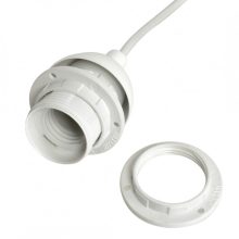 Pendant lamp LUPO WHITE/GOLD 1xE27