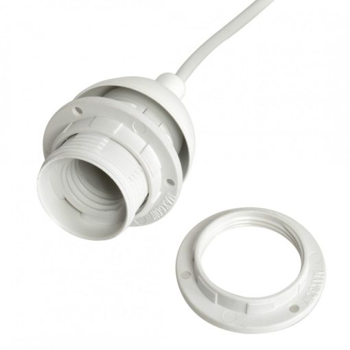 Pendant lamp LUPO WHITE/GOLD 1xE27