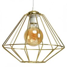 Pendant lamp LUPO WHITE/GOLD 1xE27