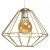 Pendant lamp LUPO WHITE/GOLD 1xE27