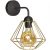 Wall lamp LUPO BLACK/GOLD 1xE27