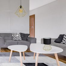 Pendant lamp LUPO BLACK/GOLD 1xE27